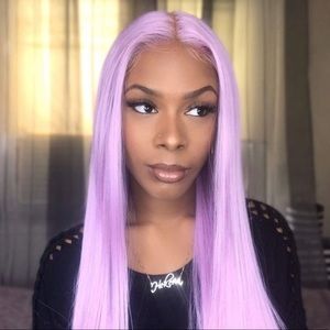 NEON PURPLE COSPLAY WIG